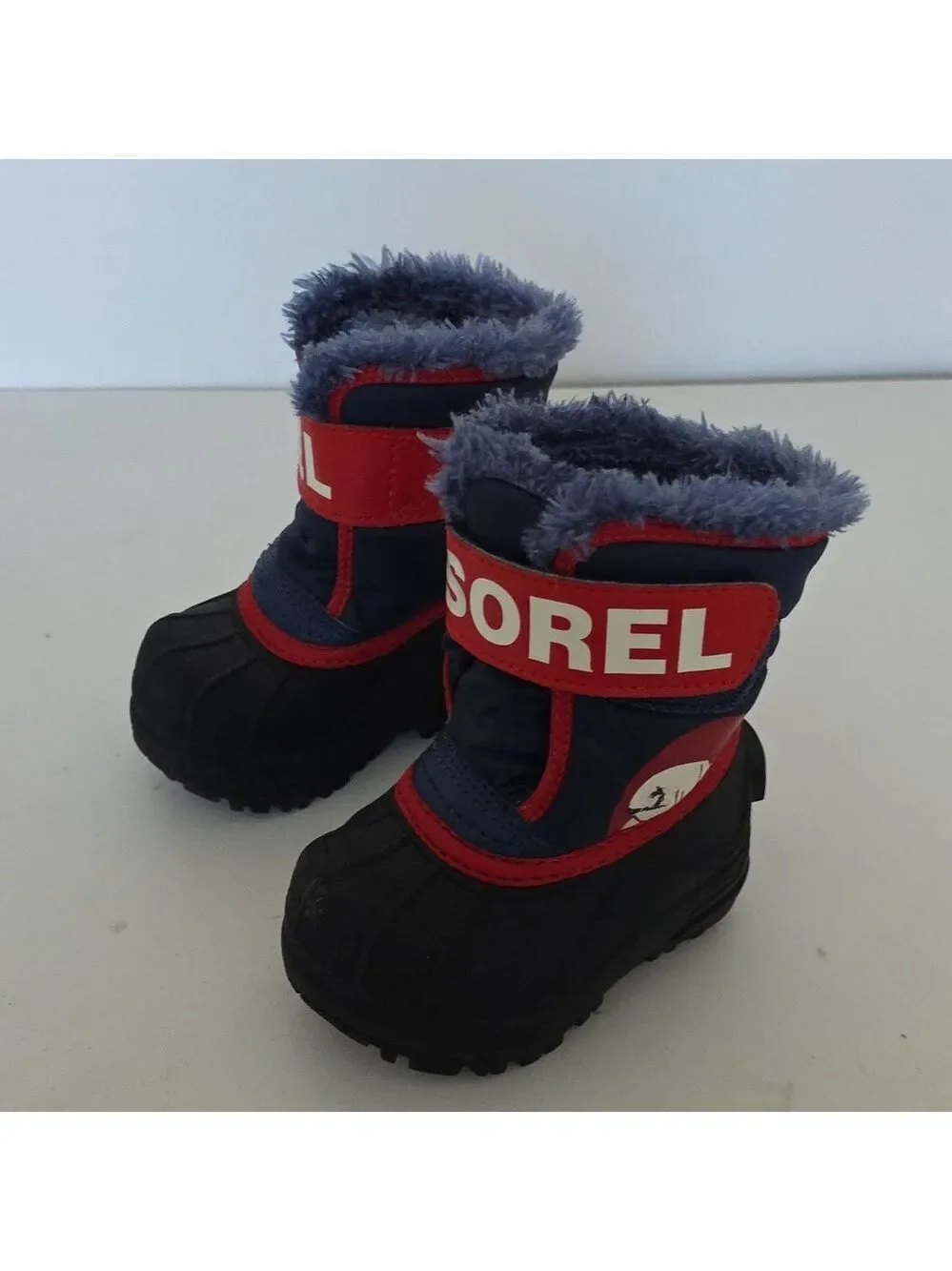 SOREL | Commander Snow Boots Navy Red Sz 4